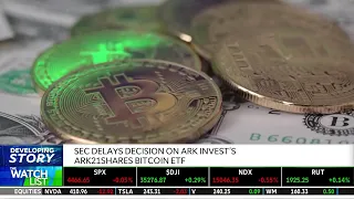 SEC Delays Decision On ARK Invest Bitcoin ETF