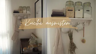 KLEINE KÜCHE AUSMISTEN UND ORGANISIEREN I skandinavisch, minimalistisch, nachhaltig