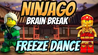 🐲 LEGO Ninjago 🐲 Freeze Dance | Brain Break | GoNoodle Inspired | Just Dance