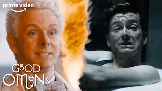 Crowley & Aziraphale Switch Bodies To Save Each Other | Good Omens | Prime Video