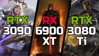 RTX 3090 vs RX 6900 XT vs RTX 3080 Ti - Test in 21 Games