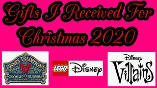 Disney Haul - Gifts I Received For Christmas - Disney Traditions - Disney Lego - Disney Villains