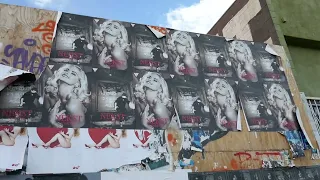 Model Anna Nicole Smith Posters Melrose Avenue Los Angeles CA USA Feb 23, 2024