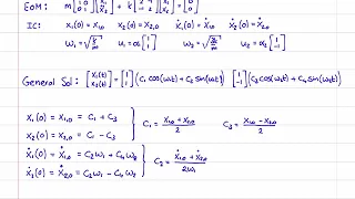 Mechanical Vibrations 35 - Free Vibrations of MDOF Systems