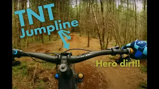 Mountain Biking Sandy Ridge Trail System: TNT 🧨 is the Perfect Jumpline