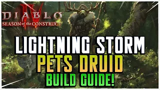 Lightning Storm Companion Druid Build Guide Diablo 4 Season 3!