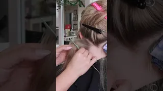 The EASY WAY to foil highlight the hairline😱 #foilhighlights #haircolor