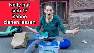 Nelly lässt sich bis zu ihrem Geburtstag die Zähne alle ziehen