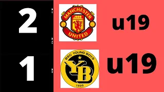 Man United U19 vs Young Boys U19 2-1 Extended Highlights & All Goals 2021 HD