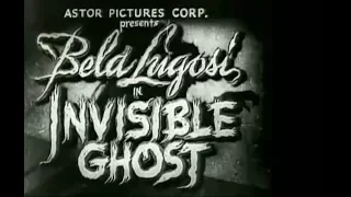 Horror Movie - Invisible Ghost - Béla Lugosi