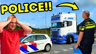 I Get Done By The Dutch POLICE | Assen CONVOY | Part 1 | #truckertim