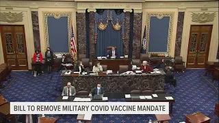 Senate passes defense bill rescinding COVID vaccine mandate