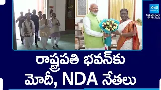 Modi To Meet President Murmu.. All Arrangements Set For Modi Oath Ceremony | @SakshiTV