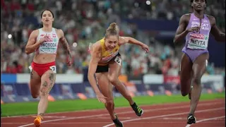 Gina Lueckenkemper defeated Mujinga Kambundji 10.99s🔥I Women's 100m Final Munich 2022