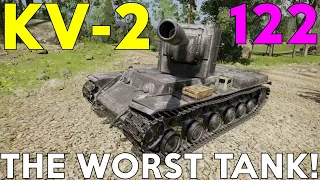 WOTB | KV-2 | THE WORST STOCK TANK EVER!