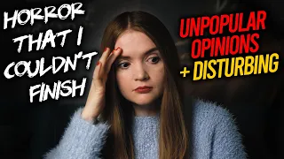 HORROR MOVIES THAT I TURNED OFF | TOO DISTURBING + UNPOPULAR OPINIONS | Spookyastronauts