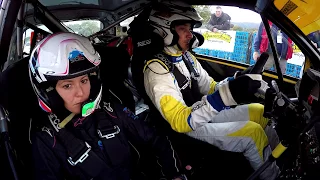 RUNFOLA - FEDERIGHI cameracar vincitori assoluti 4° Rally Day Pomarance su Clio S1600 Top Rally