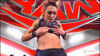 Becky Lynch and Doudrop and Nikki ASH vs Bianca Belair and Rhea Ripley and Liv Morgan RAW 2/28/2022