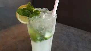 Coconut mojito mocktail || Non alcoholic refreshment drink || Easy to make || The mocktail house