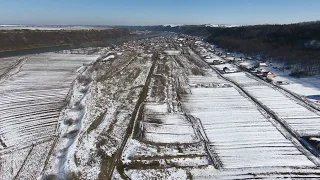 Політ над рідним селом (с. Дорошівці, Заставнівський район, Чернівецька область, Березень 2018 рік)