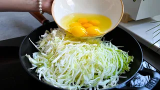 Cabbage with eggs tastes better than meat when prepared in this simple way