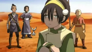 Toph is blind