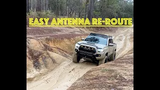 Toyota Tacoma | Midland MXT 275 Antenna Re-Route | (2017 Tacoma)