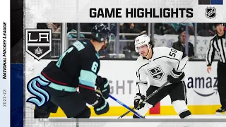 Kings @ Kraken 4/1 | NHL Highlights 2023