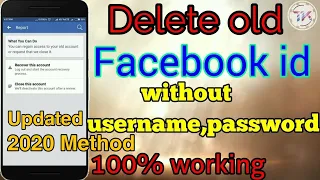 [New Method] How to delete facebook account without username and password 2020