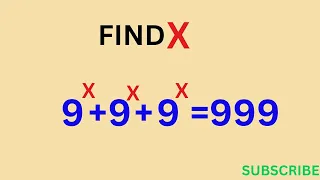 A Nice Exponent Math Simplification | Find The Value Of X?