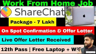 ShareChat | Work From Home Jobs | 12th Pass | Online Job at Home | Part Time Job | Earn Money Online