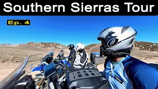 Lone Pine and Whitney Portal Motorcycle Camping; Southern Sierras Tour Ep 4