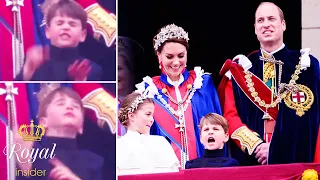 Prince Louis Rocks the Palace Balcony Again with His Adorable 'Drumming' Skills @TheRoyalInsider