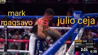 mark magsayo vs julio Ceha reaction namin grabe hiyawan namin/ support Pinoy boxing