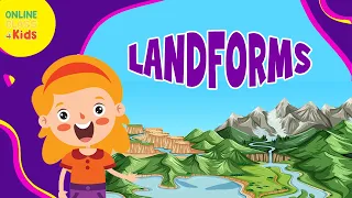 Landforms | Types Of Landforms | Landforms Of The Earth | Science Lesson | Educational Video