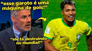 GRINGOS ESTÃO APAIXONADOS NO MARCOS LEONARDO!! MARCOS LEONARDO TÁ PRONTO PRA PREMIER LEAGUE!!