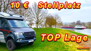 Unglaublich schöne & günstige Wohnmobilstellplätze in Bayern am Main😍Geheimtipp für alle Camper❤️