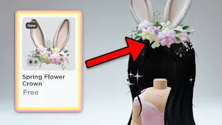 OMG HURRY! GET THIS *FREE NEW* SPRING FLOWER CROWN UGC NOW 😲