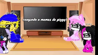 Mimi, giraffy,zee e zuzy reagindo a memes de piggy!