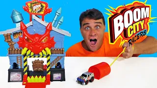 Boom City Racers Fireworks Factory Playset ! || Unboxing Review || Konas2002