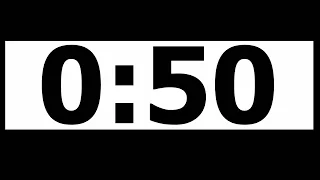 50 seconds Countdown Timer with Alarm