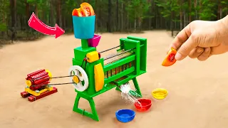 Top diy tractor making mini Tomato juice machine | Komal Kumar mini Mahindra tractor @sunfarming7533