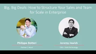 How to Structure Your Sales and Team to Scale in Enterprise