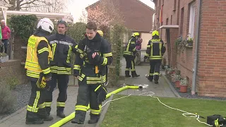 Kellerbrand - Einsatz für die Feuerwehr Kevelaer