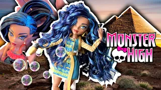 CURLING CLEO’S HAIR! | Monster High G3 🤎Cleo De Nile🪬 Unboxing+Hair Wash+Curl! @MonsterHigh