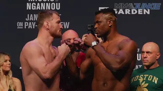 UFC 220: Miocic vs  Ngannou weigh in highlight