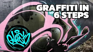 How to do GRAFFITI with spraypaint [6 Steps]