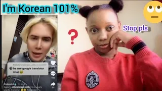 KENYAN girl reacts to OLi  loNdon speaking Korean🇰🇷(so pathetic 🤮🤮)