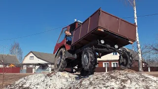 Проверили что может советский трактор Т-16М на бездорожье! Результат нас удивил!!!