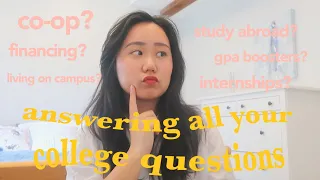 answering all your college questions | study abroad, living on campus, co-ops, (UBC Sauder)